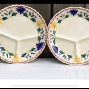 Vintage Grill Plates - set of four